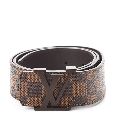 lv initials damier belt|louis vuitton damier belt sale.